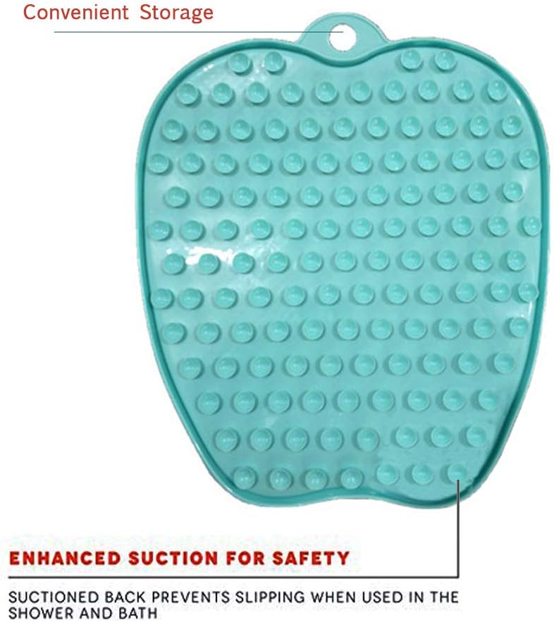 Shower Foot Scrubber Massager Cleaner for Shower Floor , Acupressure Mat with Non-Slip Suction Cups, Improve Circulation,Exfoliation, Massage Mat, Foot Cleanerand Reduce Feet Pain: Health & Personal Care