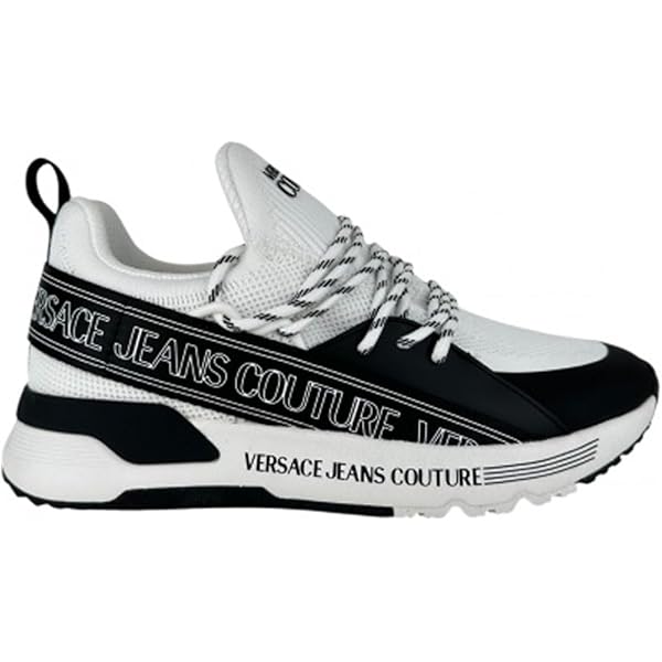 Amazon.com | VERSACE JEANS COUTURE Men Sneakers Black 7 US