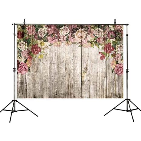Allenjoy 7x5ft Flower Wooden Floor Photography Backdrop Amazon Co
