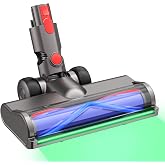 Vacuum Head Attachment for Dyson V7 V8 V10 V11 V15 Gen5 Cordless Vacuums | Upgraded Full-Area LED Green Light, Quick-Release Design, for Hard Floors &amp; Low-Pile Carpets