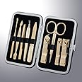 Korean Nail Clipper World No. 1 Three Seven (777) Super Sharp Clean Cut Sturdy Design Gift and Travel Travel Manicure Grooming Kit Nail Clipper Set (9 PCs, 343BEXG), Made in Korea, Since 1975