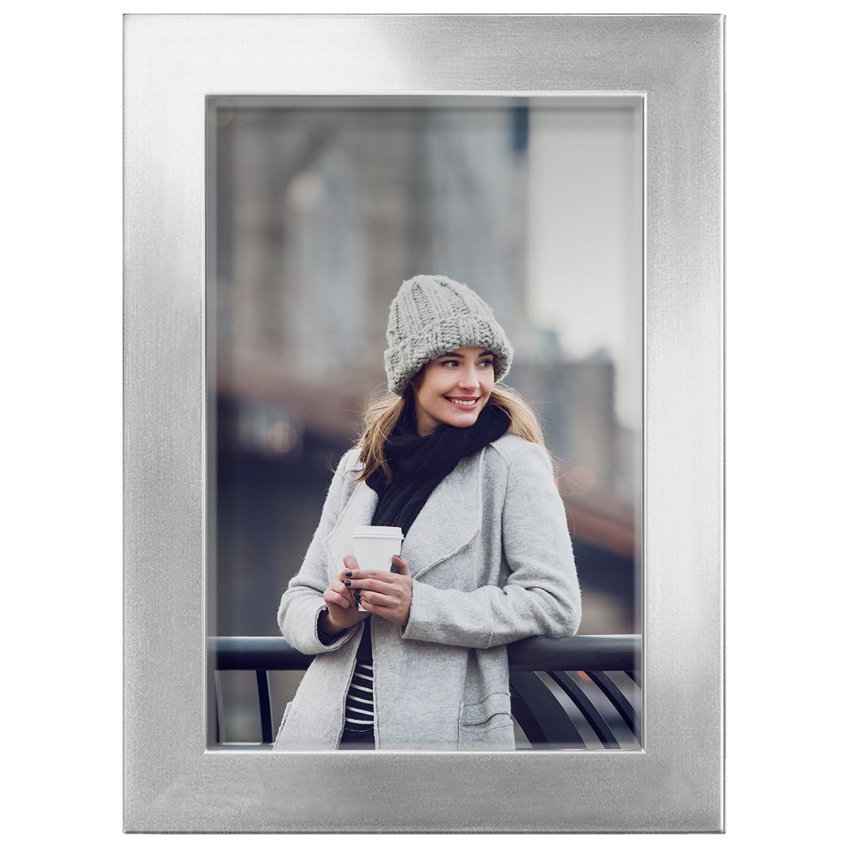 Renditions 4x6 inch Solid Wood Picture Frame, High