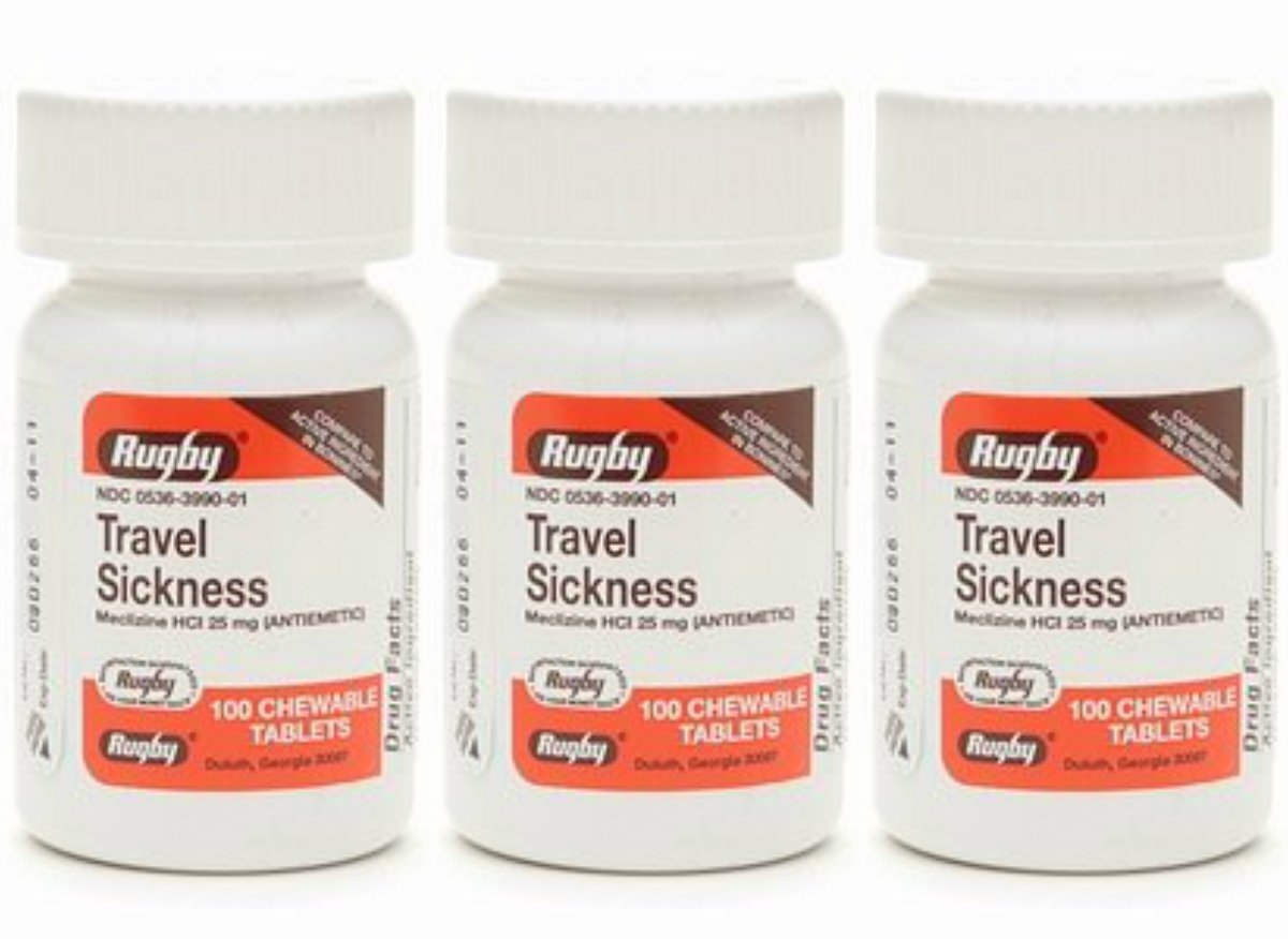 Rugby Travel Sickness, Tablets, 100 Ea (3 Pack) by Rugby