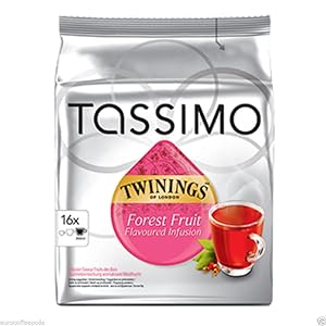 Tassimo Coffee T Discs - T-disc - Capsules - Pods - 44 Flavours To Choose From - Fruit Of Forest Tea