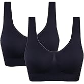 Women's Comfort Workout Sports Bra Low-Impact Activity Sleep Bras