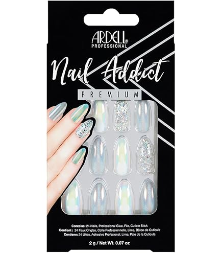 Amazon.com: Ardell Nail Addict Premium Press On Nails Set - 24