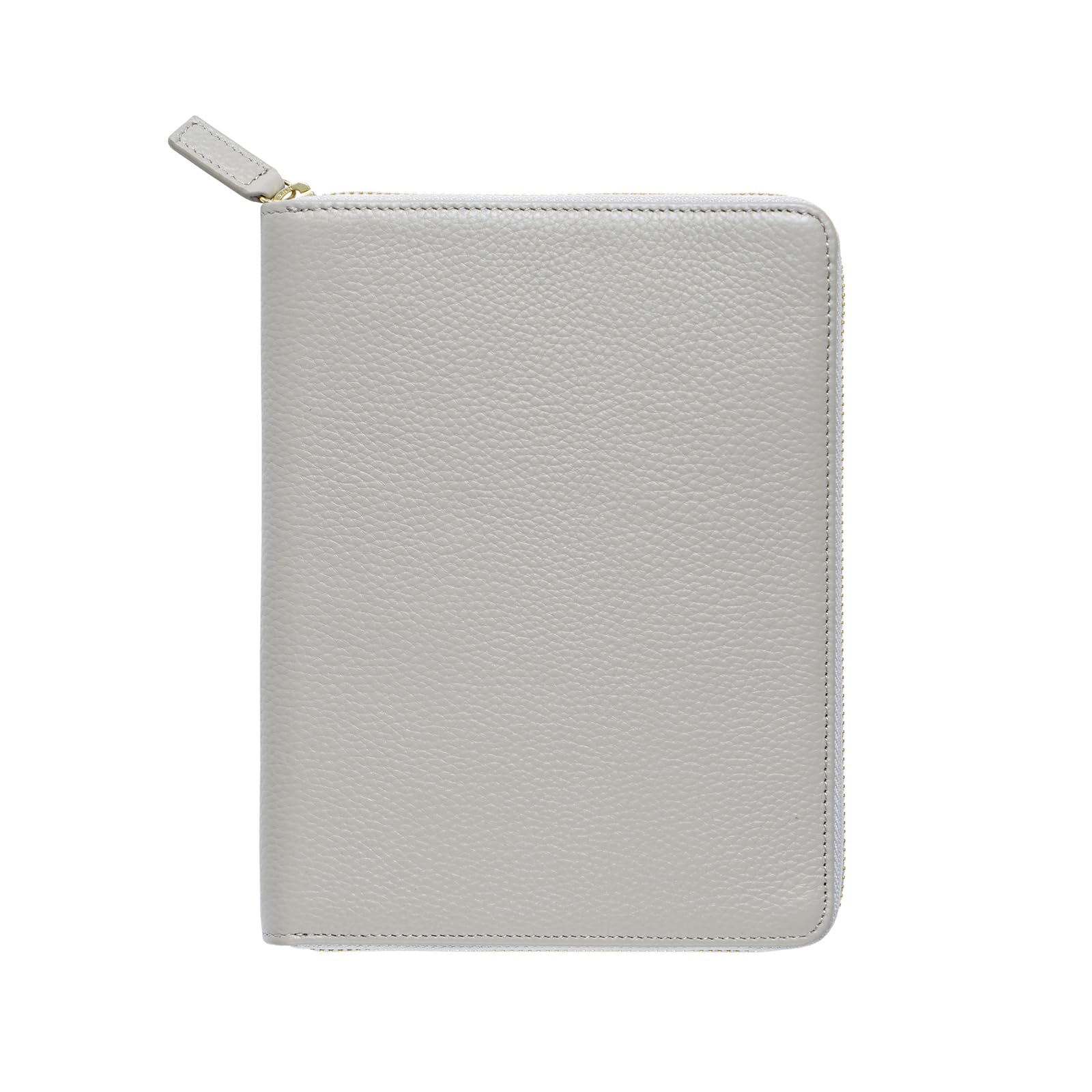 Moterm Zip Leather Case for Stalogy B6 Planner (Pebble Grey)