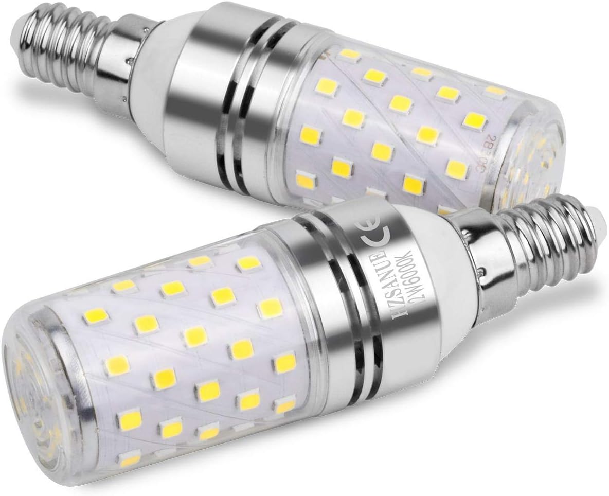 HZSANUE E14 LED Corn Bulbs 12W, 6000K Daylight White, 1350LM, Small Edison Screw Bulbs,100W Incandescent Bulbs Equivalent,Pack of 4 - Image 4