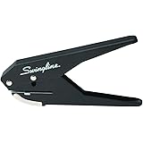 Swingline Low Force 1-Hole Punch, 20 Sheets, Black (A7074017)