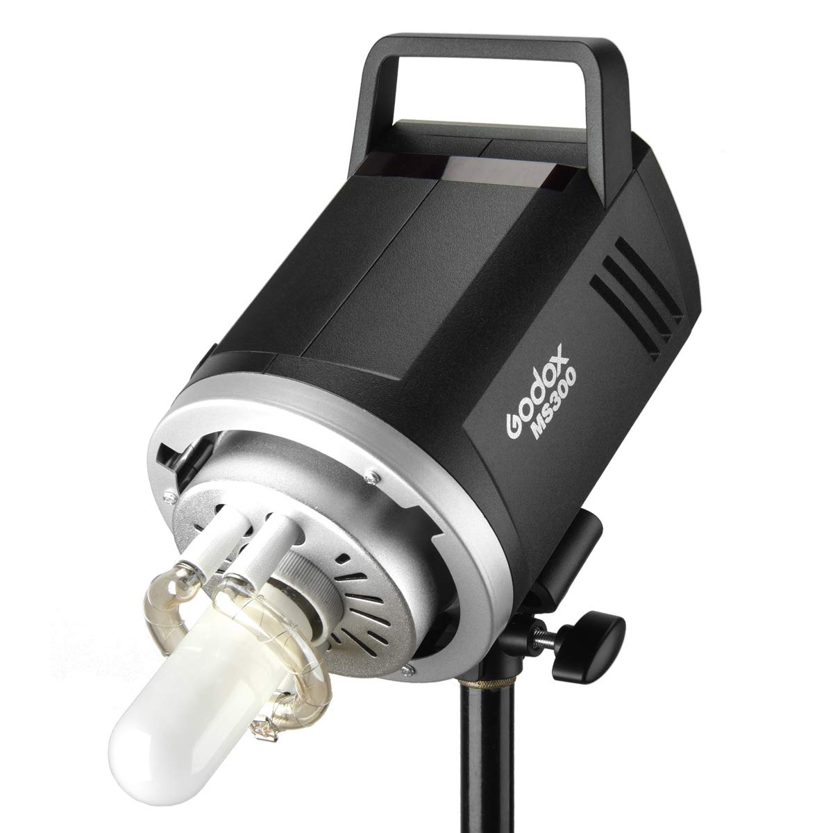 Godox MS300 300WS GN58 Flash Studio Strobe Monolight with Bowens Mount,Built-in Godox 2.4G Wireless System,0.1～1.8S Recycle time, Anti-Preflash, 1/32 to 1/1 Power Output,150W Modeling Lamp