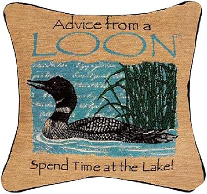 Amazon Com Decorative Pillows Advice From A Loon Pillow