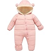 BFUSTYLE Baby Snowsuit 0-24 Months Winter Clothes Infant Boy Girl Puffer Jacket Newborn One Piece Coat with Hooded