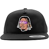 Tenacious Tops Snapback Black Minnesota Justin Jefferson Face Logo Hat