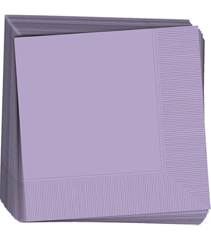 Creative Converting Servietten, 3-lagig, Luscious Lavendel – 50 Stück