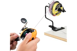 Beyond Braid EZ Fishing Line Spooler – Portable Table Mounted Reel Spooler for Spinning & Baitcasting Reels – Adjustable to Fit Multiple Size Spools of Fishing Line