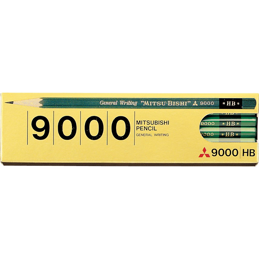 Mitsubishi Pencil Office 9000 Hardness HB K9000HB by Mitsubishi Pencil Co., Ltd.
