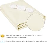 WOLTU Sun Shade Sail 2.5x3.5m Right Angle Water Resistant Polyester UV Block view 4