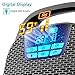 OPOLAR 1500W Digital Ceramic Space Heater with Oscillating Feature, Fast Heating for Small and Middle Rooms, Office Floor, Desk or Other Indoor Space, Timer, Powerful and Portable, ETL Approved