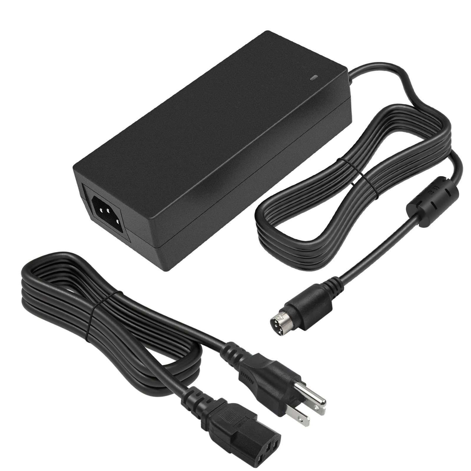 Photo 1 of 12V 8.33A 4-Pin Power Adapter Charger for Synology Disk Station 4-Bay DS918+DS412 DS418 DS420+DS423+DS720+ DS712 DS920+DS923+DS916+Network Storage NAS Server Power Supply Charging Cable Replacements