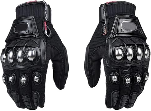 Metal motorcycle gloves Clearance