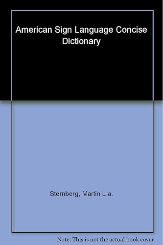 American Sign Language Concise Dictionary: Revised Edition in Bahrain ...