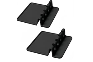 Silicone Utensil Rest with Drip Pad,CAASFOOY 2 Pcs Silicone Spoon Rest, Multi-Functional Kitchen Utensils Holder Heat-Resista