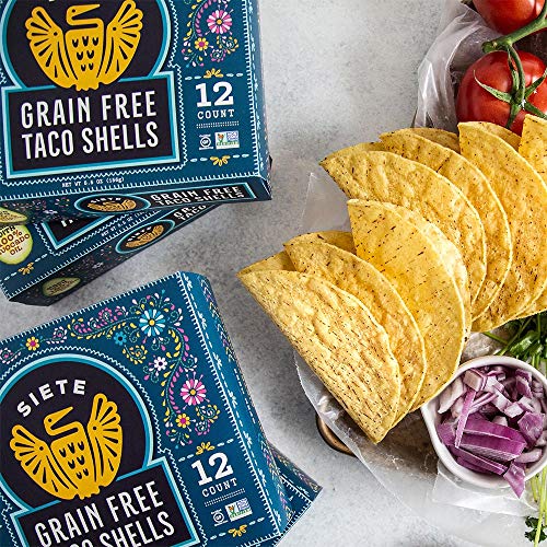 Siete Grain Free Taco Shells Gluten Free Paleo Vegan Non GMO
