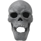 Stanbroil 9 Inch Imitated Human Skull Gas Log for Fireplace Fire Pits Decor | for indoor fireplace and fire pits outdoor campfire, halloween party decor