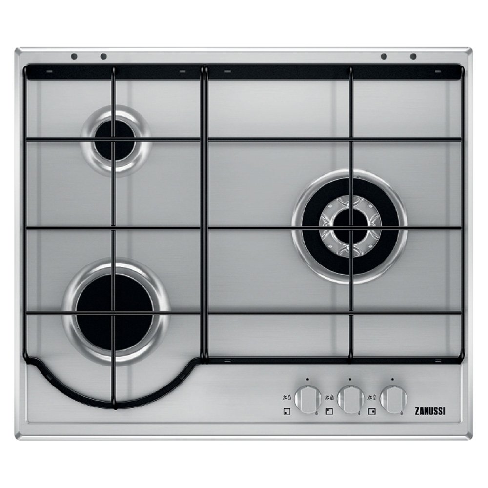 Zanussi ZGGXA Integrado Encimera de gas Acero inoxidable hobs Placa Integrado Encimera