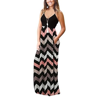 Sleeveless maxi dress casual Clearance