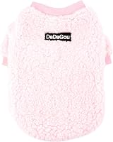 Zunea Pink Winter Fleece Dog Coat Small Size S Chest 32cm Back 20cm view 4