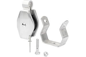 SCONVA 31-12 Extension Ladder Pulley Replacement Kit Compatible with Werner Brand Aluminum & Fiberglass Extension Ladders Silvery