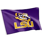 Desert Cactus Louisianna State University Flag - 3 x 5 Feet LSU Tigers Banner, Indoor/Outdoor Durable Fabric, 100% Polyester Design (Style 3)