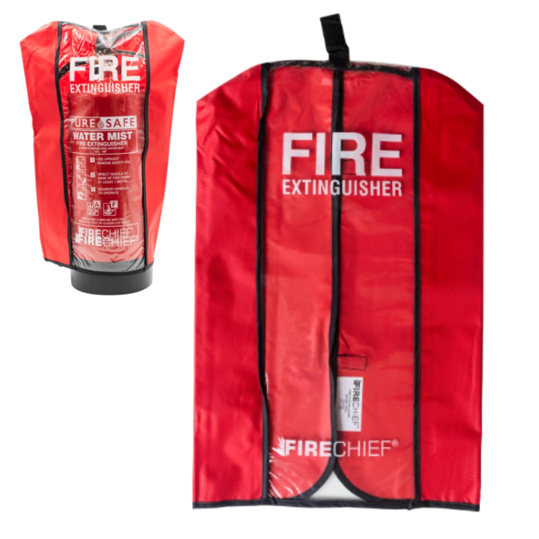 Firechief RPV2 Medium Fire Extinguisher Cover, Red