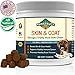 Pawstruck Natural Omega 3 Fish Oil for Dogs Soft Chew Supplement (Small & Medium Dogs, 60 CT) w/ Omega-3 Fatty Acids, EPA, DHA, Vitamin E for Healthy Skin, Coat, Joints & Brain Function, Made in USA
