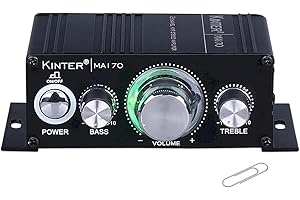 Kinter MA170 12V 2 Channel Mini Digital Audio Power Amplifier for Car or Mp3 Without Power Supply