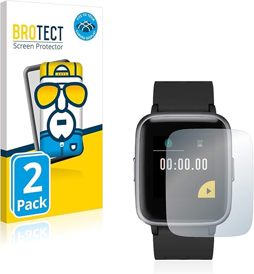 BROTECT Protector Pantalla Completa Compatible con Chereeki ID205 (2 Unidades) 3D Curvo