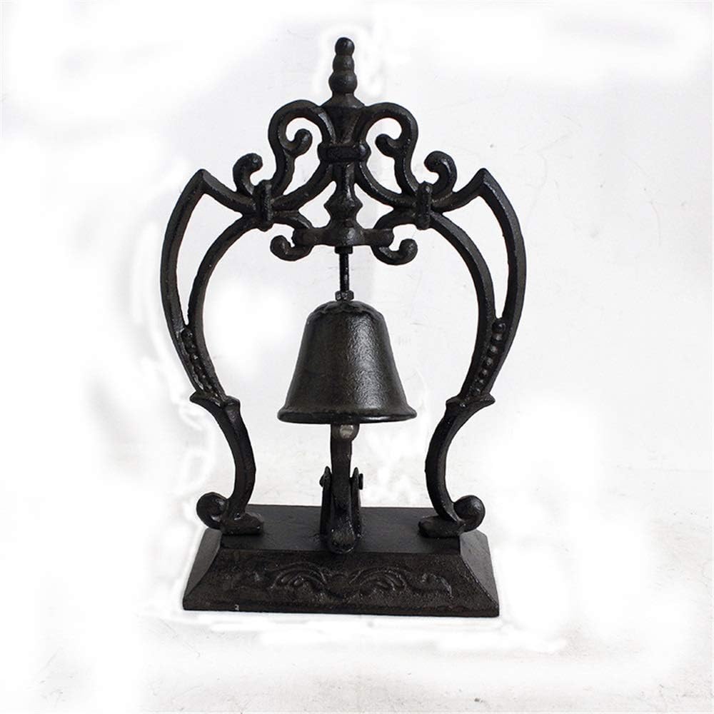 Amazon.co.jp： アンティークドアベル ドア チャイム 呼び鈴 アイアン ベル鋳鉄 ベルレトロハンギングヨーロピアンスタイルの