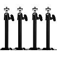Akenhety 5.5inch Security Camera Wall Mount for Arlo Camera,CCTV Bullet Video Camera Outdoor/Indoor Camera Ceiling Mount (4 Packs, Black)