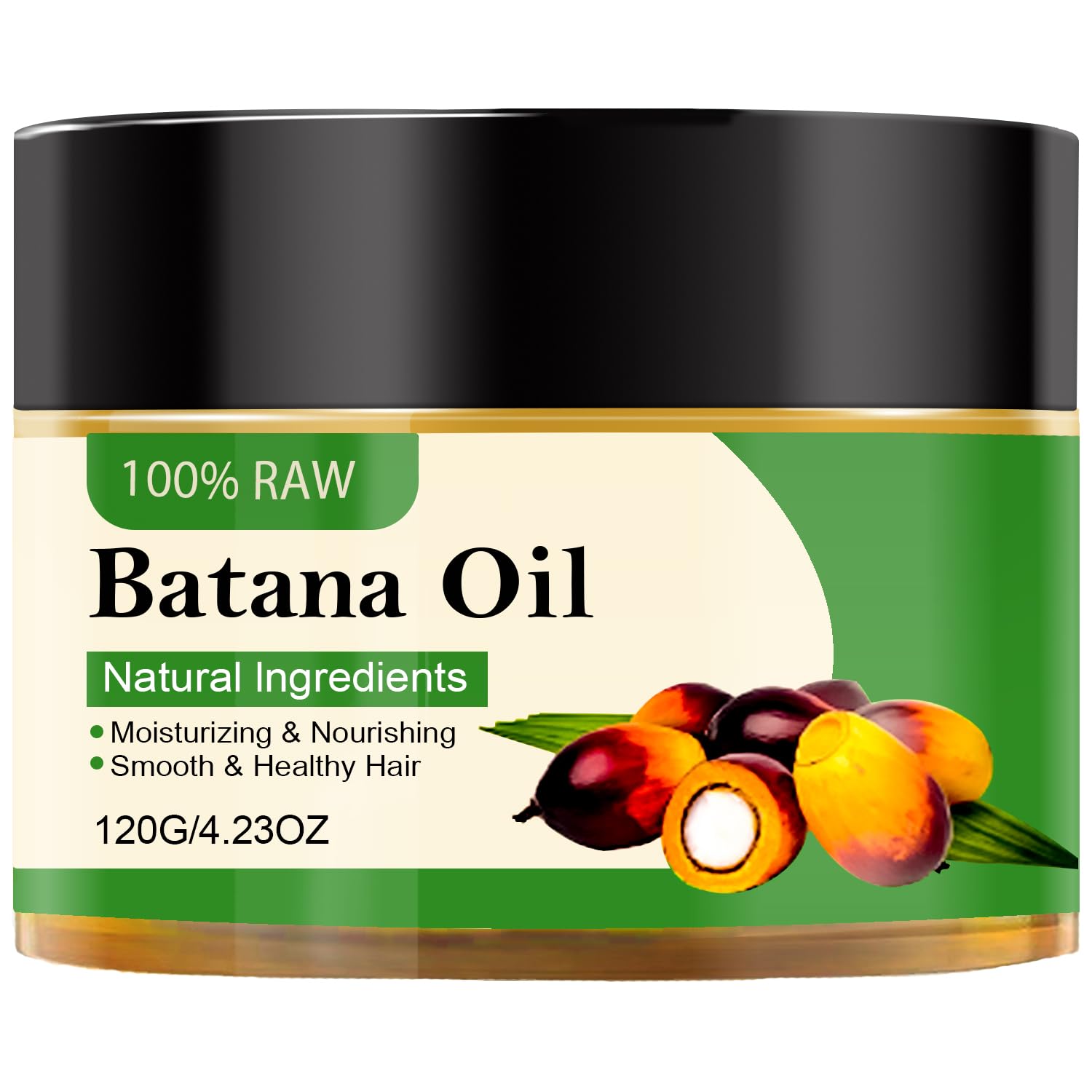 100% Natural Raw Batana Oil for Hair Growth, Dr. Sebi Hair Oil from Honduras, Pure Nourishment Organic, Prevent Hair Loss,Eliminates Split Ends Moisturize Scalp,Restore Hair Masks for Dry Damaged Hair