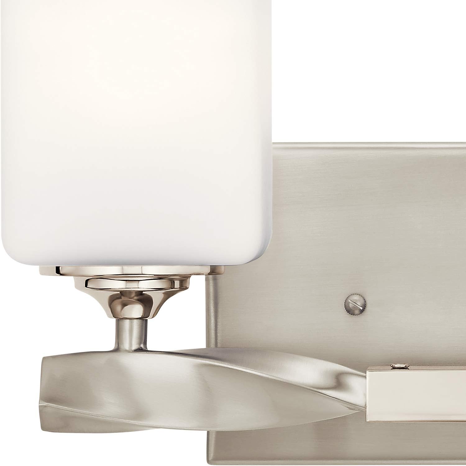 Kichler 55001NI Marette Vanity, 2-Light 150 Total Watts, Brushed Nickel: Home Improvement