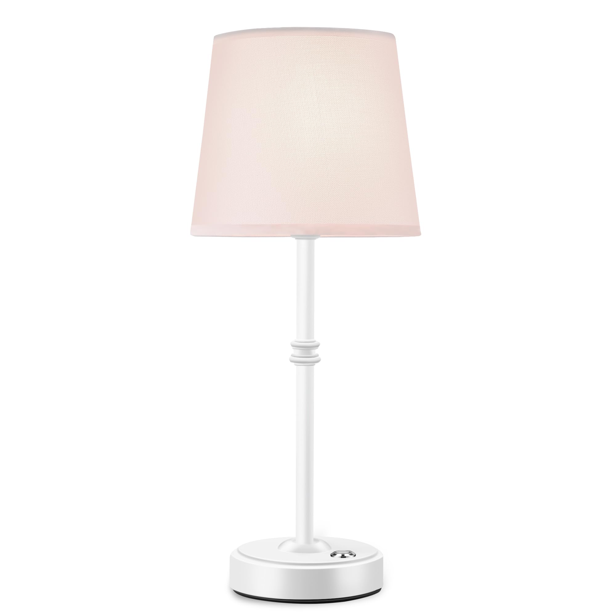 Photo 1 of Anxingtools Rechargeable LED Cordless Table Lamp, 5200mAh Battery Operated, 3 Level Brightness, Portable Night Bedside Lamp, Ambient Desk Light for Home Decor, Patio, Restaurant, Dinningt (White)