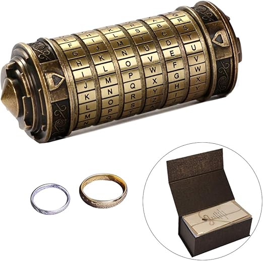 9Pcs Da Vinci Code Mini Cryptex Lock Cooyeah Davinci Codex