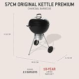 Weber Original Kettle Premium Charcoal Barbecue 57 cm with Stand view 2