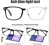 Himwein Blue Light Blocking Glasses - Anti Glare Clear Lenses Unisex view 4