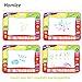 MAZU Large Drawing Mat Magic Water Drawing Painting Writing Mat Pad Board 2 Pen 4 Color Develop Intelligence Learning Toy Gift for Boys Girls Toddlers Kids Children 31.5 x 23.6 Inches D3