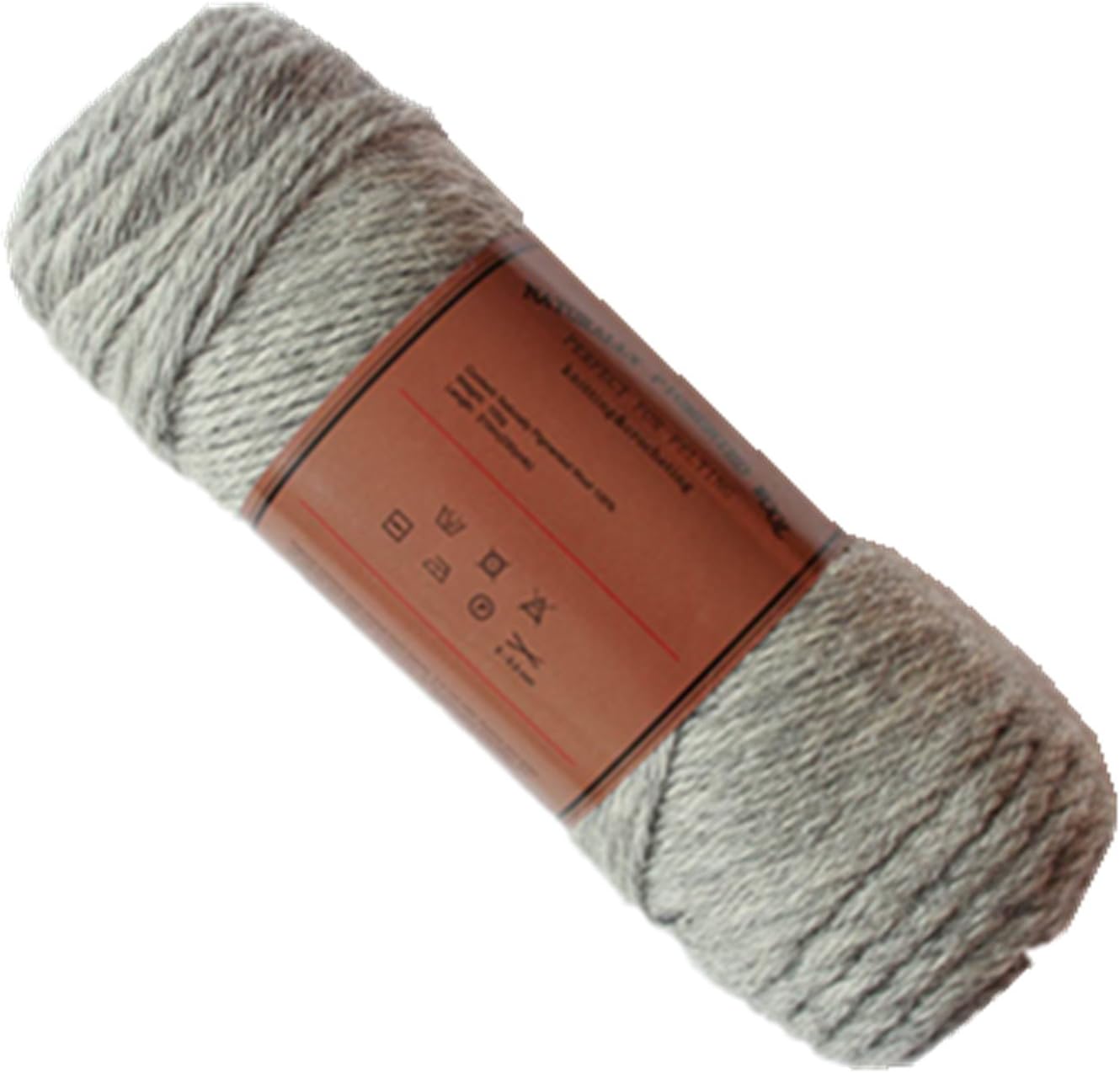 One Skein Luxurious 100% Pure Thick Warm Alpaca Wool Hand Knitting Yarn 100g;Grey