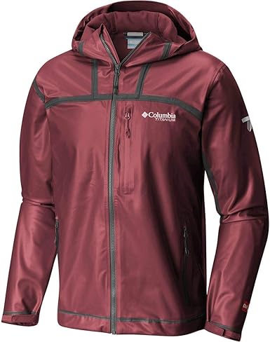 columbia titanium red jacket