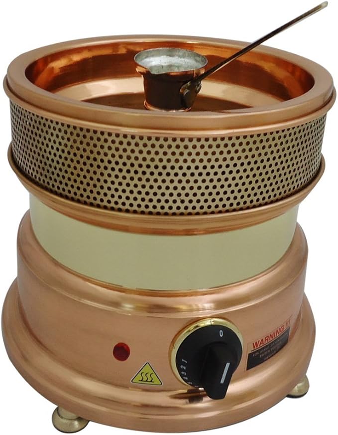 Johny Greek Coffee Machine Traditional Arabic Coffee Burner AK/8 series (Brown Metallic