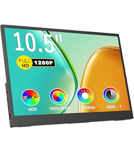 Amazon.com: JapanNext JN-TRI-IPS101HDR 2-Screen Mobile Display